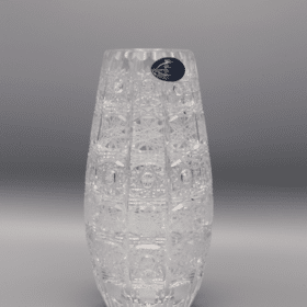 Geschliffene Kristallvase ÚSVIT 20 cm