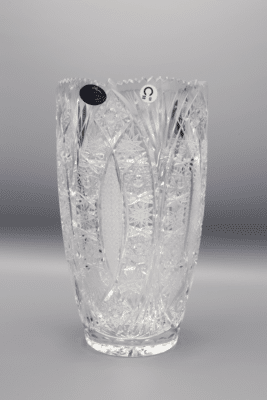 Geschliffene Kristallvase ÚSVIT 26 cm