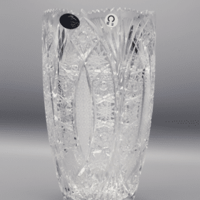 Geschliffene Kristallvase ÚSVIT 26 cm