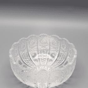 Geschliffene Kristallschale ÚSVIT 15 cm