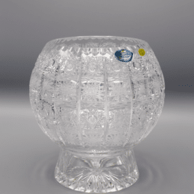 Geschliffene Kristallvase ÚSVIT 20 cm