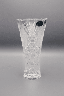Geschliffene Kristallvase ÚSVIT 20 cm