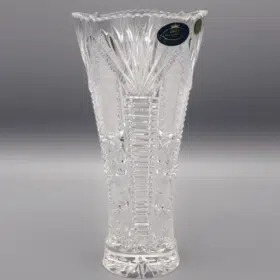 Geschliffene Kristallvase ÚSVIT 20 cm
