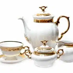 Kaffeeservice Gold Marionette für 6 Personen