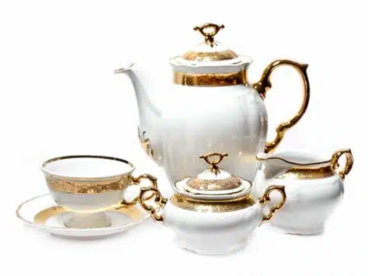 Kaffeeservice Gold Marionette für 6 Personen