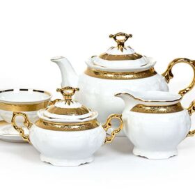 Teeservice Gold Marionette für 6 Personen