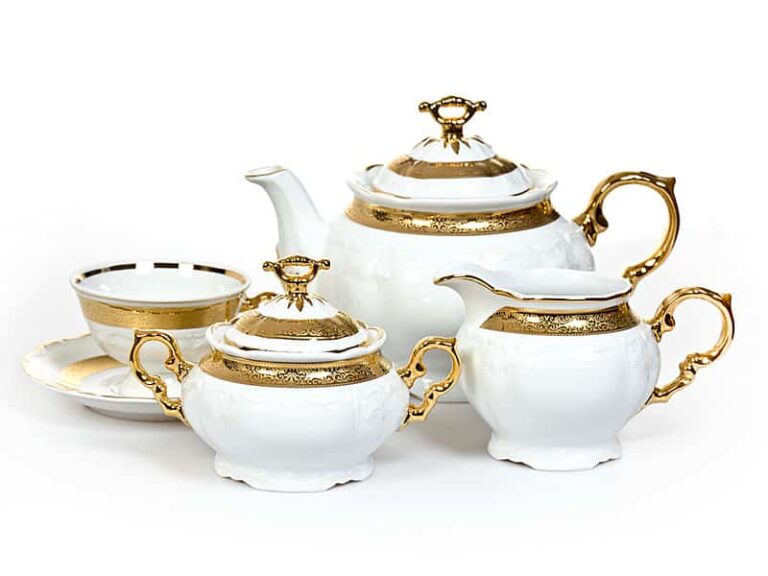Teeservice Gold Marionette für 6 Personen