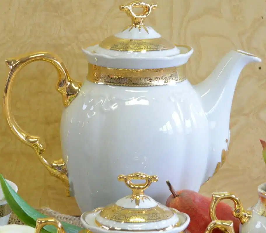 Kaffeeservice Gold Marionette für 6 Personen