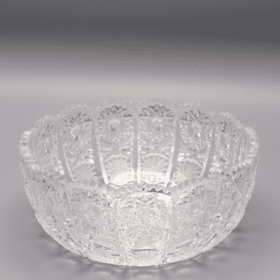 Geschliffene Kristallschale ÚSVIT 16 cm