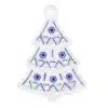 Cibulák – Vianočná ozdoba – stromček prelamovaný 8,5 cm – originál cibuľový porcelán 1. akosť