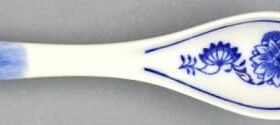 Zwiebel - Löffel Japan 17,2 cm - Original Zwiebelporzellan 1. Wahl