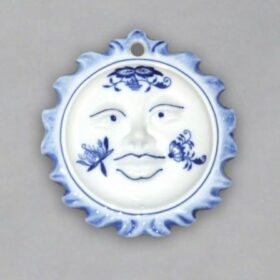 Zwiebel - Weihnachtsschmuck - Sonne 9,5 cm - Original Zwiebelporzellan 1. Wahl