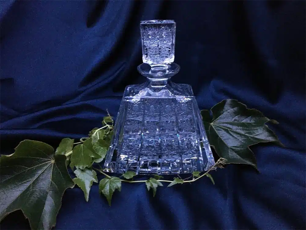 Kristallgeschliffene Whiskyflasche 700 ml