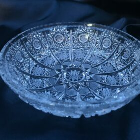 Geschliffene Kristallschale 12 cm