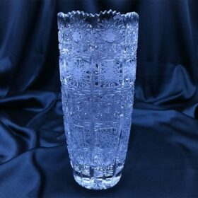Geschliffene Kristallvase 20 cm