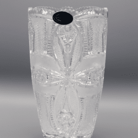 Geschliffene Kristallvase ÚSVIT 21 cm