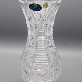 Geschliffene Kristallvase ÚSVIT 20 cm