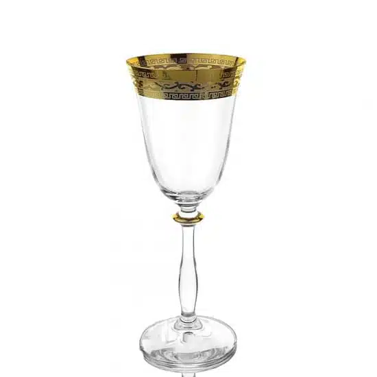 Ange goldenes Weinglas 250 ml, 6er-Set