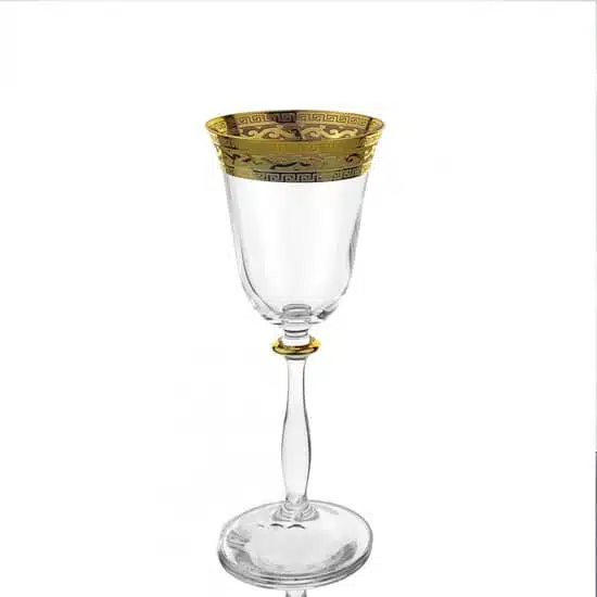 Ange goldenes Weinglas 185 ml, 6er-Set