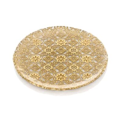 Arabischer Teller aus Blattgold 37 cm