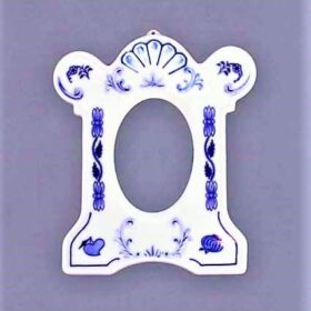 Cibulák – Rámik na fotografiu 9 x 7 cm – originál cibuľový porcelán 1. akosť