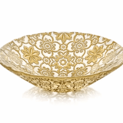 Schale Arab mit Blattgold 16 cm