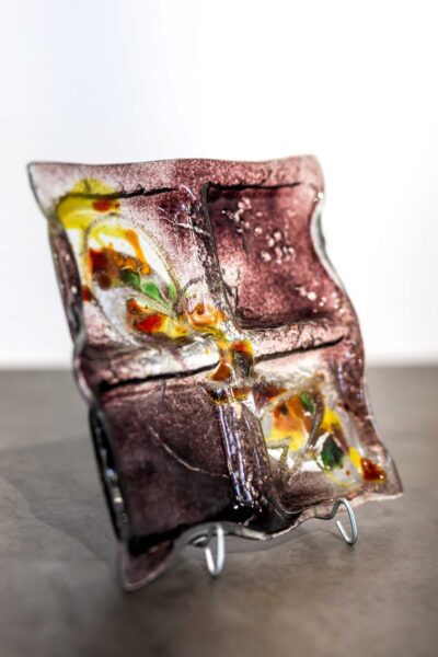 Kunstglas Veronika Rusňáková 20x20 cm – Bild 2