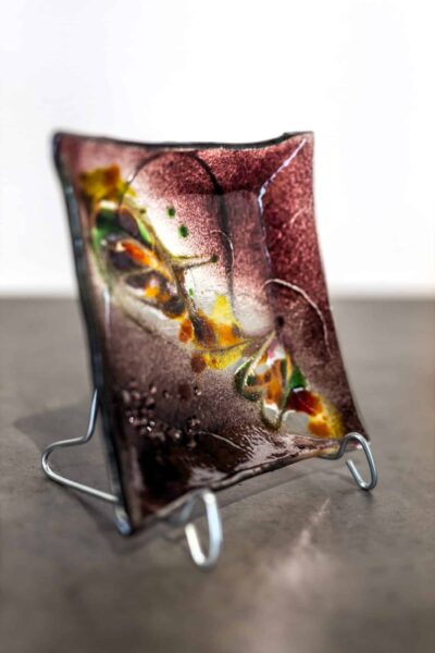 Kunstglas Veronika Rusňáková 18x18 cm – Bild 2