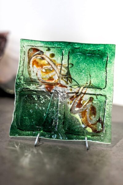 Kunstglas Veronika Rusňáková 20x20 cm – Bild 2