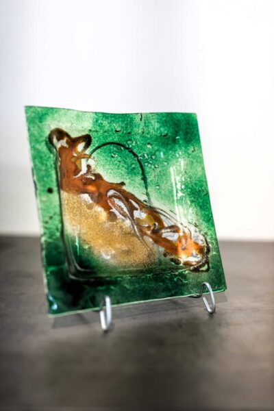 Kunstglas Veronika Rusňáková 20x20 cm