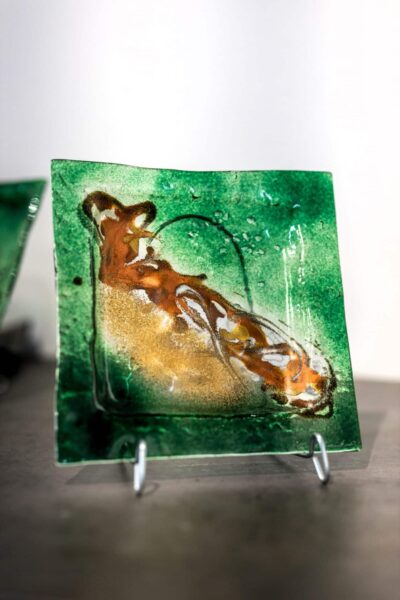 Kunstglas Veronika Rusňáková 20x20 cm – Bild 2