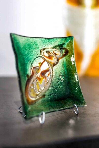 Kunstglas Veronika Rusňáková 18x18 cm – Bild 2