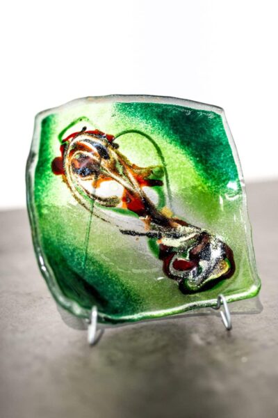 Kunstglas Veronika Rusňáková 17x17 cm – Bild 2