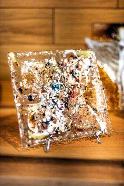 Kunstglas Veronika Rusňáková 20x20 cm