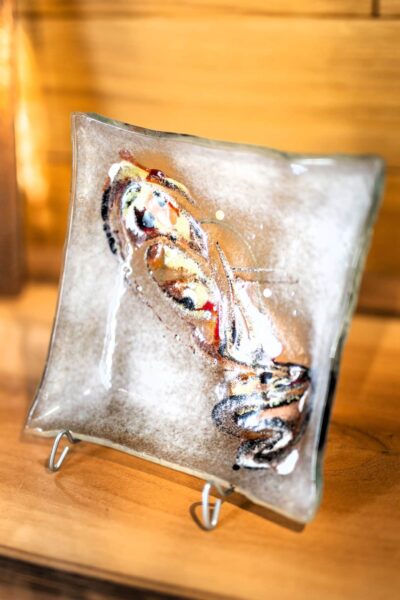 Kunstglas Veronika Rusňáková 18x18 cm – Bild 2