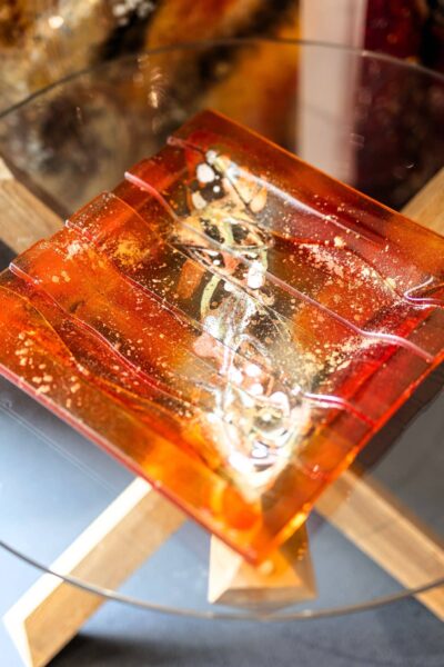 Kunstglas Veronika Rusňáková 31x31 cm