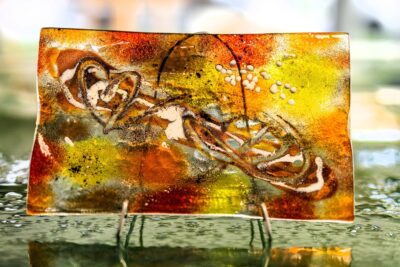 Kunstglas Veronika Rusňáková 16x29 cm – Bild 2