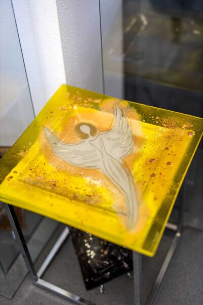 Kunstglas Veronika Rusňáková 35x35 cm – Bild 2