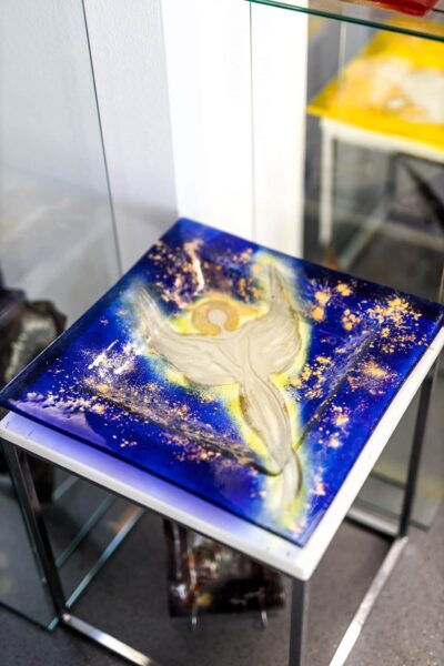 Kunstglas Veronika Rusňáková 35x35 cm – Bild 2