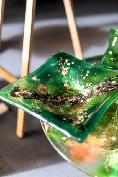 Kunstglas Veronika Rusňáková 31x31 cm – Bild 2