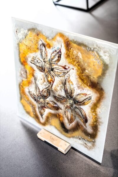 Kunstglas Veronika Rusňáková 74x74 cm – Bild 2