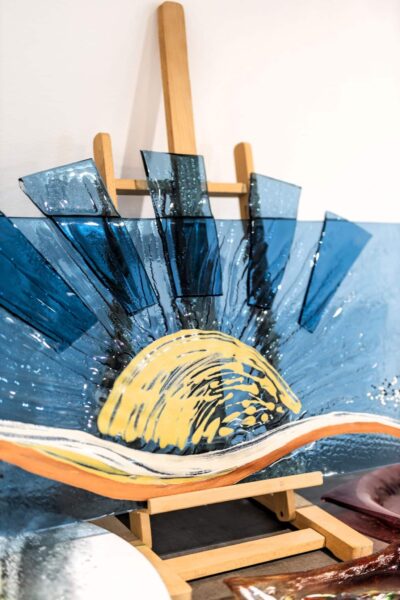 Kunstglas Veronika Rusňáková 51x110 cm – Bild 2