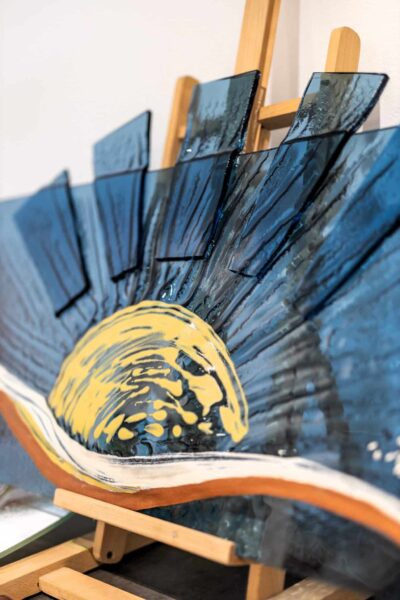 Kunstglas Veronika Rusňáková 51x110 cm – Bild 3