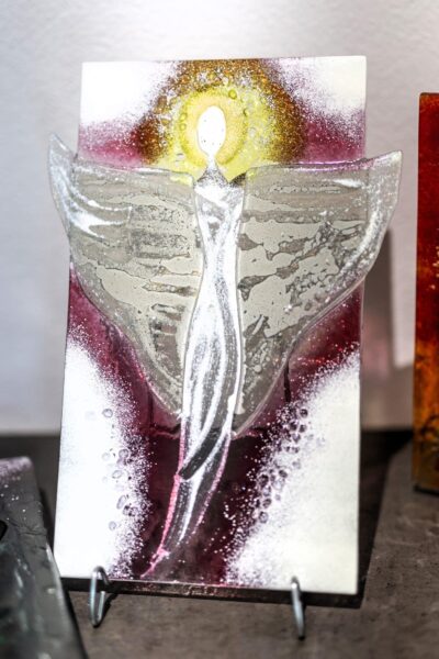Kunstglas Veronika Rusňáková 29x32 cm – Bild 2