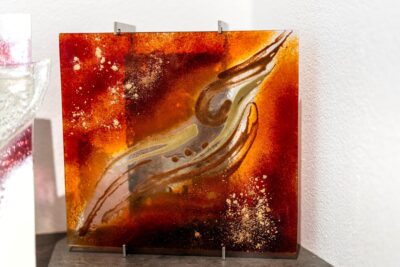 Kunstglas Veronika Rusňáková 27x25 cm
