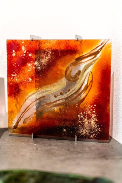 Kunstglas Veronika Rusňáková 27x25 cm – Bild 2