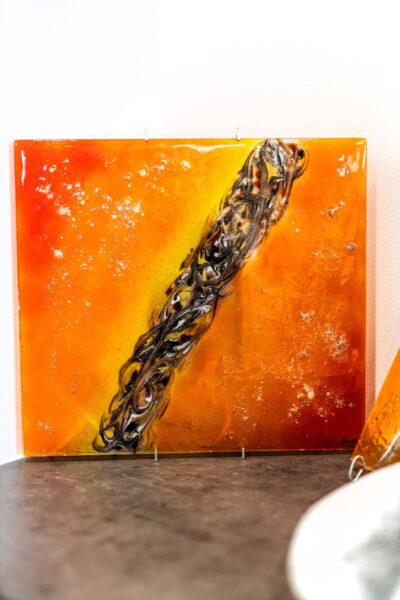 Kunstglas Veronika Rusňáková 44x41 cm