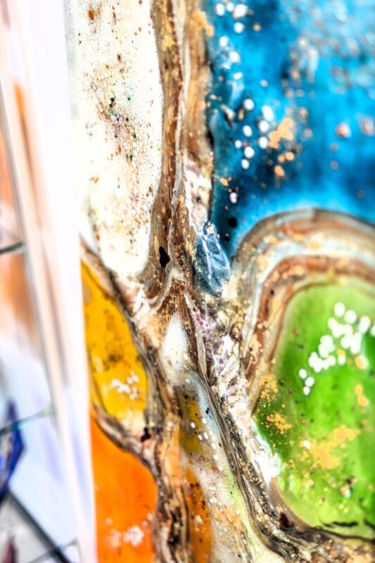 Kunstglas Veronika Rusňáková 70x150 cm – Bild 3