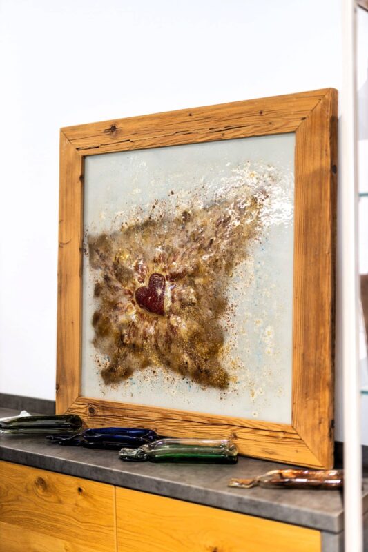 Kunstglas Veronika Rusňáková 90x90 cm