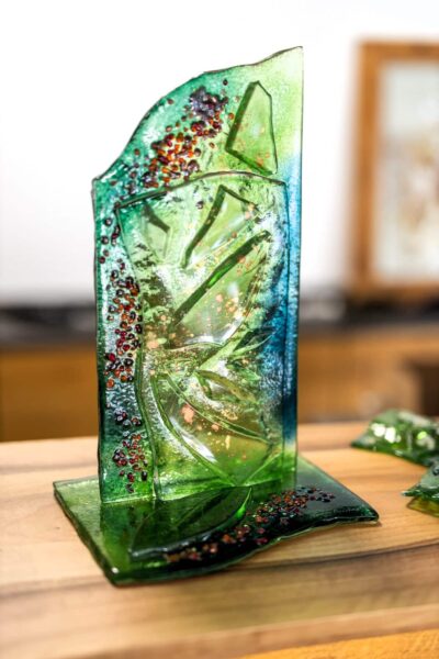 Kunstglas Veronika Rusňáková 23x38 cm – Bild 2